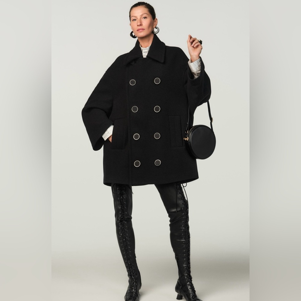 ZARA WOOL SLIT OVERSIZE COAT X STEFANO PILATI (XS-S)